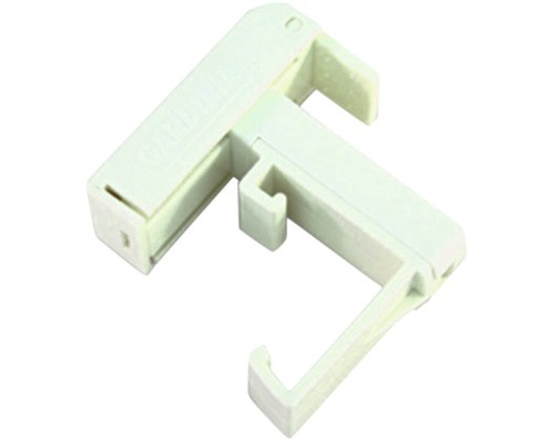 PVC-Klemmträger für Alu-Jalousien weiß 2er-Pack