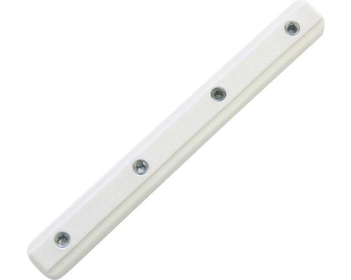 Schienenverbinder für Aluminium-Vorhangschienen 1-läufig und 3-läufig weiß