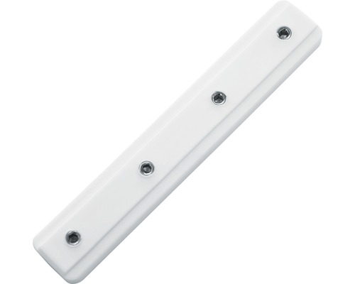 Schieneverbinder für Aluminium-Vorhangschienen 2-läufig weiß