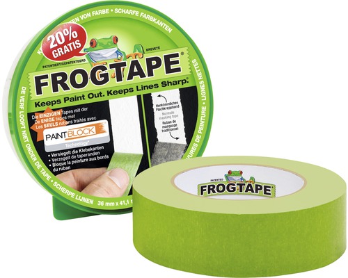 Frogtape grün 36 mm x 50 m (20 % Gratis!)