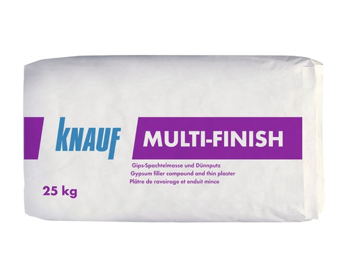 Knauf Multi-Finish Gips-Spachtelmasse und Dünnputz 25 kg