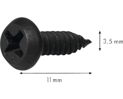 Knauf Blechschrauben LN mit Nagelspitze 3,5 x 11 mm Pack = 1000 St-0