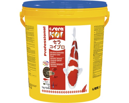 sera Koi Professional Spirulina-Farbfutter 7 kg