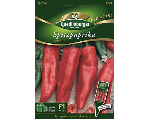 Paprika 'Demetra' Quedlinburger Gemüsesamen bei HORNBACH kaufen