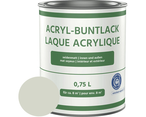 Acryl-Buntlack seidenmatt lichtgrau 750 ml-0