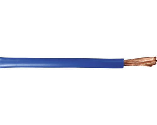 Aderleitung H07 V-K 1x10 mm blau Meterware