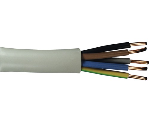 NYM-J 5 x 2,5 mm² Mantelleitung Elektroleitung Stromleitung nach VDE 