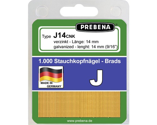 Stauchkopfnägel Prebena Type J14CNKHA-B 1.000 St.