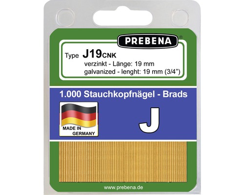 Stauchkopfnägel Prebena Type J19CNKHA-B 1.000 St.