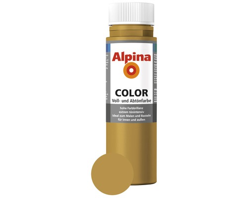 Alpina Voll- und Abtönfarbe Ocker 250 ml-0