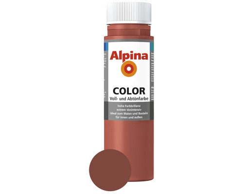 Alpina Voll- und Abtönfarbe Spicy Red 250ml