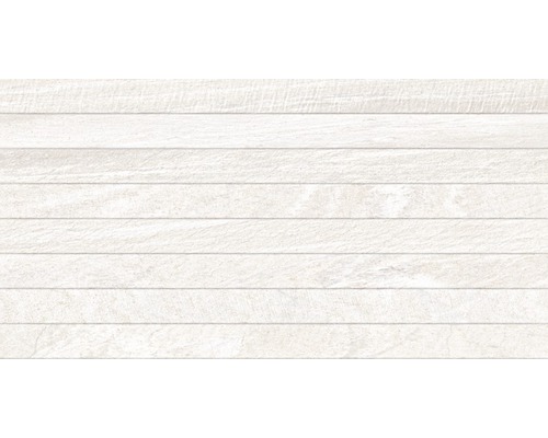 Feinsteinzeug Dekorfliese Sahara Blanco 32 x 62,5 cm
