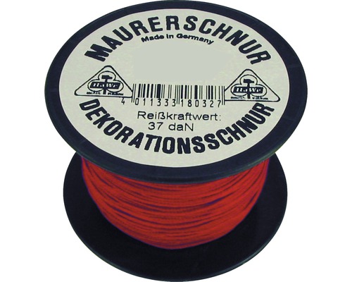 Maurerschnur rot Ø 2,0 mm, 200 m-0