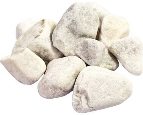 Marmorkies Carrara weiss 60-100mm 25kg Sack 0,53€/1kg