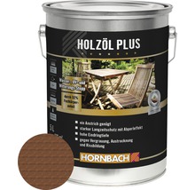 HORNBACH Holzöl Plus bangkirai 5 l-thumb-0