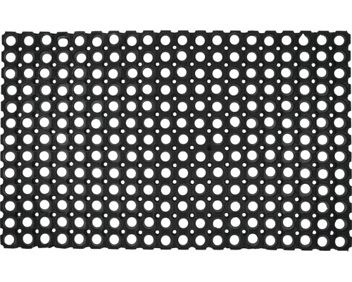 Gummiwabenmatte schwarz 50x80 cm