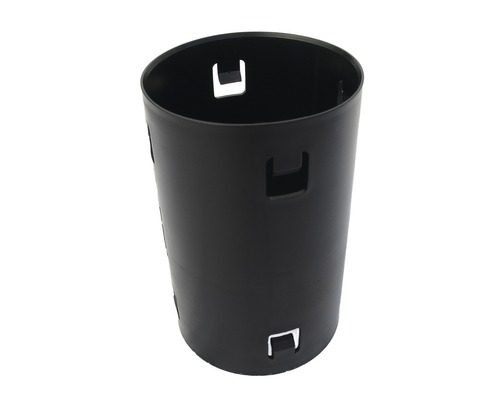 Pipelife Doppelsteckmuffe für Drainagerohr Kunststoff rund schwarz NW 100 mm