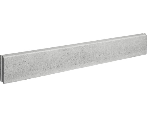 Rasenbordstein grau beidseitig gefast 100 x 15 x 5 cm