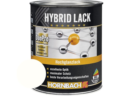 HORNBACH Buntlack Hybridlack Möbellack glänzend glacierweiß 750 ml