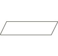 Rhombusleiste sibirische Lärche A/B Sortierung 21x68x1980mm, 1 Pack = 6 Stück