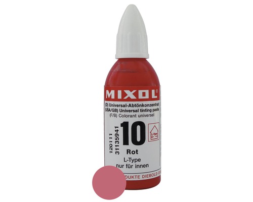 Abtönkonzentrat Mixol 10 rot 20 ml
