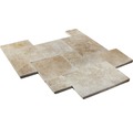 FLAIRSTONE Travertin Terrassenplatten Roma römischer Verband Set = 1,48 m²