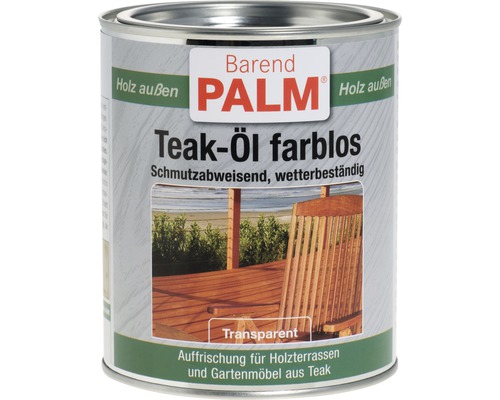 Teaköl Barend Palm farblos 750 ml