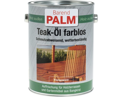Teaköl Barend Palm farblos 2, 5 l