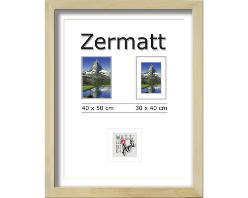 Bilderrahmen Holz Zermatt eiche 40x50 cm-0