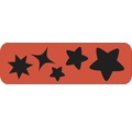 Dekorschablone Sterne L 44 x 14 cm