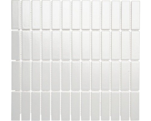 Keramikmosaik ST 330 29,8x31,8 cm grau glänzend