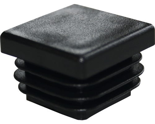 10 Stk quadratische Lamellenstopfen 50x50 mm WS 3,5-5 mm Vierkant Farbe schwarz 