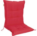 Auflage für Niederlehner Madison Panama 50 x 100 cm Baumwolle-Polyester rot