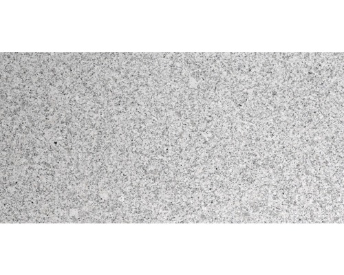 Granit Wand- und Bodenfliese geflammt und gebürstet grau 30,5 x 61 cm