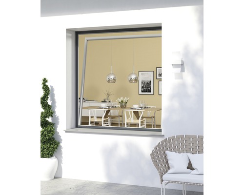 Insektenschutz Spannrahmen EXPERT für Fenster ohne Bohren anthrazit 100x120 cm