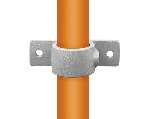 Befestigungsring Buildify mit Flansch für Gerüstrohr aus Stahl Ø 33 mm