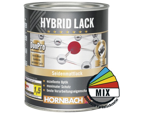 HORNBACH Buntlack Hybridlack seidenmatt im Wunschfarbton mischen lassen 750 ml