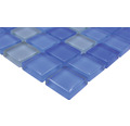 Glasmosaik XCM 8222 30,2x32,7 cm blau