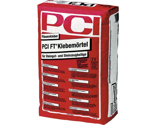PCI FT® Klebemörtel Fliesenkleber für Steingut- und Steinzeugbeläge 25 Kg