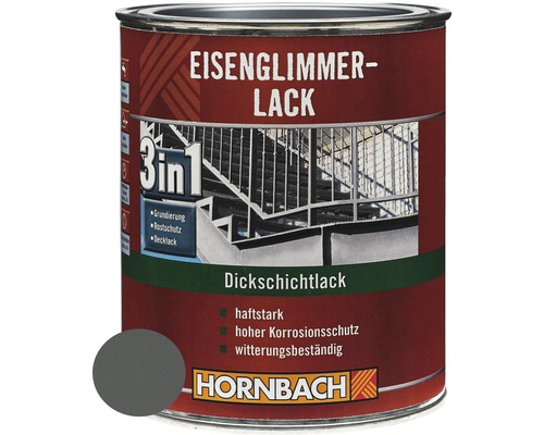 HORNBACH Eisenglimmer Metallschutzlack DB 703 eisengrau 750 ml