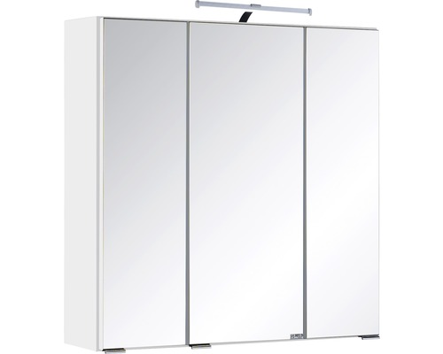 Spiegelschrank Held Möbel 60 x 20 x 66 cm weiß 3-türig