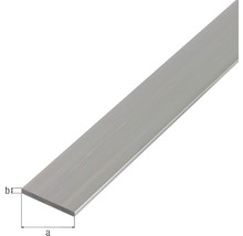 Flachstange Aluminium 20x2 mm, 2 m-thumb-1