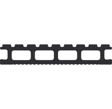 Konsta WPC Terrassendiele Futura graubraun gebürstet 26x145 mm (Meterware ab 1000 mm bis max. 6000 mm)-thumb-1