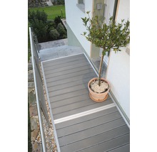 Konsta WPC Terrassendiele Futura graubraun gebürstet 26x145x5000 mm-thumb-1