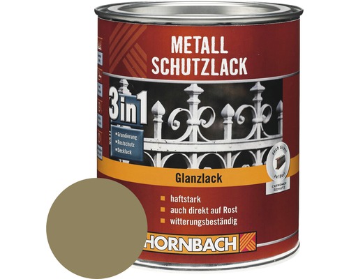 HORNBACH Metallschutzlack 3in1 glänzend gold effekt 250 ml