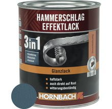HORNBACH Hammerschlaglack Effektlack 3in1 glänzend dunkelblau 750 ml-thumb-0
