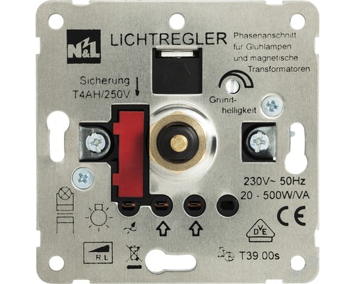 ROTH LANGE Dimmer-Einsatz Druck-Wechsel 500 Watt
