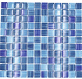 Glasmosaik XCM 8285 30,2x32,7 cm blau