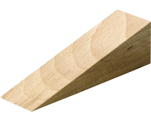 Holzkeile Buche 90,5x28,5x25 mm, 4 Stück