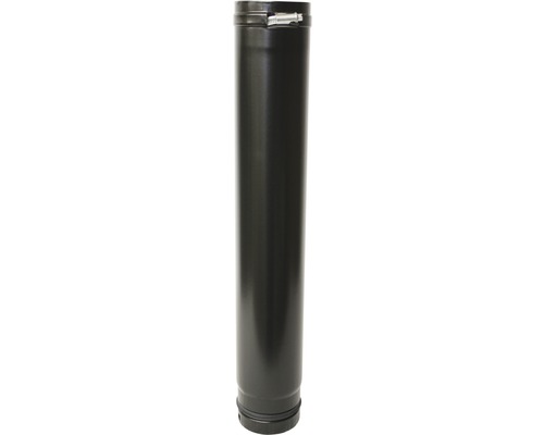 Pellet Fix-Rohr Ø80 mm schwarz matt 0,75m
